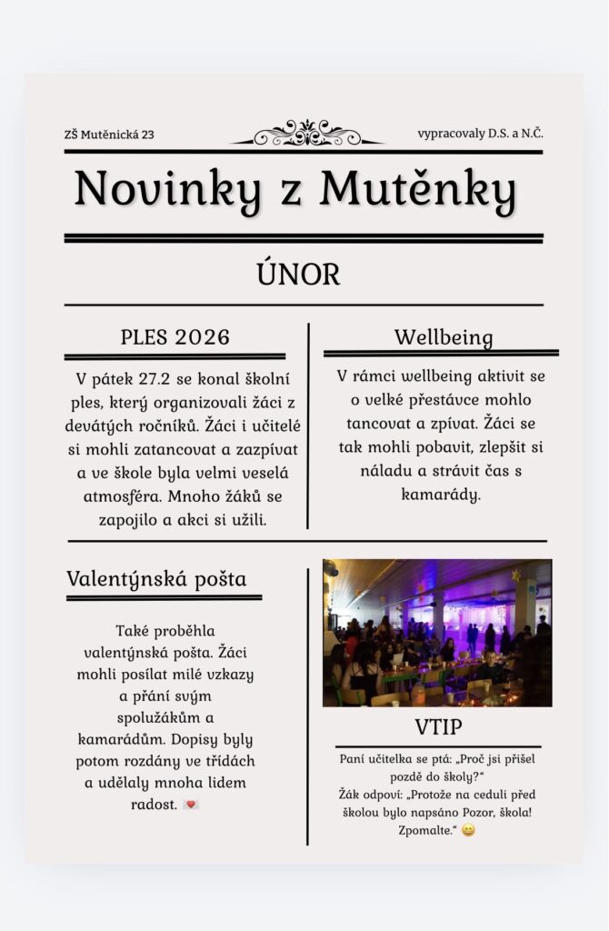 Novinky – &uacute;nor