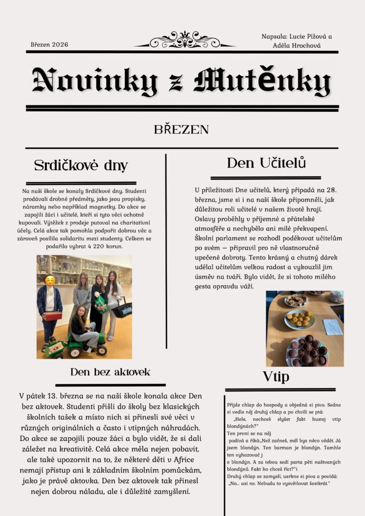 Novinky březen 2026