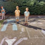 Malování na chodník – pohádkové bytosti